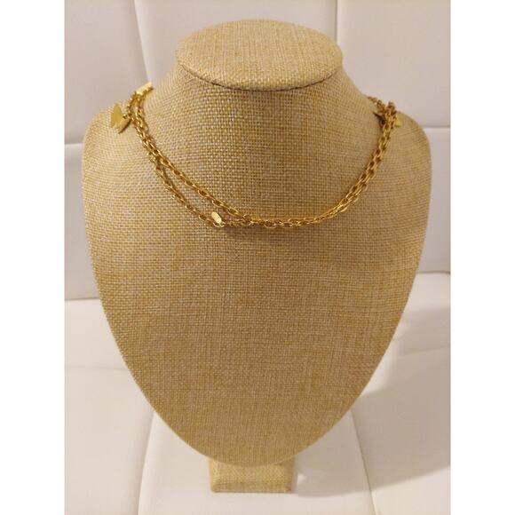 Sarah Coventry Gold Tone Butterflies 50" Convertible 2 in 1 Necklace - Picture 3 of 5